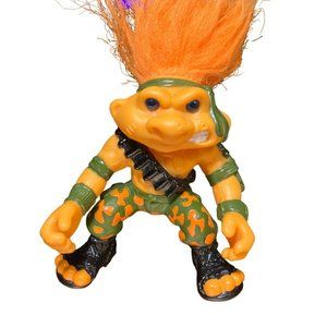 Hasbro 1992 Battle Trolls Sargent SGT Troll Action Figure 4.5"